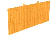 Skan Holz Rückwand aus Deckelschalung 20x120 mm Fichte, 550x220 cm - Eiche hell