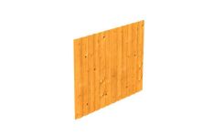 Skan Holz Seitenwand aus Deckelschalung 20x120 mm Fichte, 230x180 cm - Eiche hell