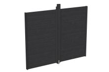 Skan Holz Wand für Pavillon Toulouse, 270x209 cm - Anthrazit