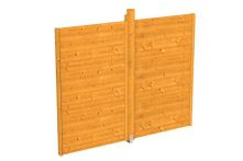 Skan Holz Wand für Pavillon Toulouse, 270x209 cm - Eiche hell