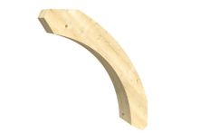 Skan Holz Rundes Kopfband 8 x 5,5 x 75 cm - Natur