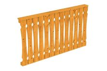 Skan Holz Brüstung Balkonschalung Fichte, 170x96 cm - Eiche hell