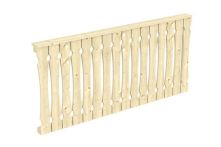 Skan Holz Brüstung Balkonschalung Fichte, 205x96 cm - Natur
