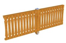 Skan Holz Brüstung Balkonschalung Fichte, 305x96 cm - Eiche hell