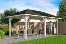 Skan Holz 4-Eck Pavillon Orleans