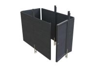 Skan Holz Abstellraum C3 Profilschalung, 378x164 cm - Schiefergrau