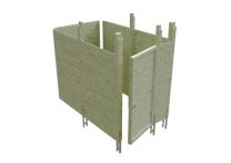 Skan Holz Abstellraum C7 Profilschalung, 275x164 cm - Grün