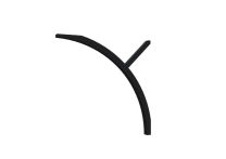 Skan Holz Einfahrtsbogen pro Pfostenreihe - Anthrazit