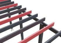 Skan Holz Schneelasterhöhung für Carport 557x555 cm - Anthrazit