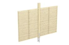 Skan Holz Rückwand Rhombus Fichte, 291x160 cm - Natur