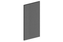 Skan Holz Seitenwand aus Lamellen 101x217 cm, Fichte - Schiefergrau