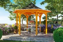 Skan Holz 6-Eck Pavillon Versailles