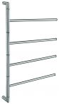 Smedbo Outline Lite Schwenkbare Bad/Garderobenleiste 4-armig - FK634