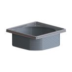 Sopro ShowerBase Point Aufsetzrahmen - 10 x 10 cm