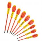 Stanley Schraubendreher-Set FatMax 10-teilig mit Spannungsprüfer Schl. Phillips Pozidriv