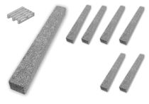 Betonsturz 11,5 x 11,3 cm grau aus Leichtbeton mit mittig liegender Bewehrung