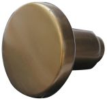 Süd-Metall Knopf-Lochteil 8 mm-Alu bronziert