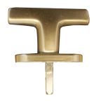 Süd-Metall Fensterolive Alu Neusilber