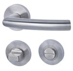 Süd-Metall Garnitur Türbeschlag Kingston II-R Edelstahl matt