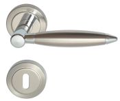 Süd-Metall Türdrückergarnitur Lignes-R CH/ES Rosette 55