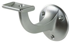 Süd-Metall Handlaufstütze Alu F1 mit Auflageplatte gewinkelt