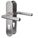 Süd-Metall PZ Renovierungsgarnitur Conte Edelstahl satiniert Dr/Dr mit HHF/FD Lochabstand 72 mm