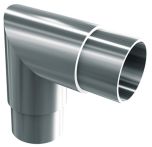 Süd-Metall Steckwinkel 90° Edelstahl K 240-320 matt V2A für Rohr 42,4/2 mm B=120xH=170 mm