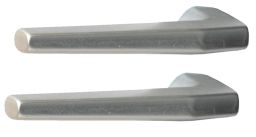 Süd-Metall Phil Drückerpaar 8 mm Alu silber