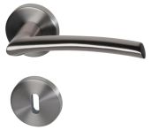 Süd-Metall Rosettengarnitur Olymp-R Edelstahlfarbig