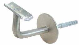 Süd-Metall Handlaufstütze Edelstahl K 240-2tlg. lose Rosette, mit Stockschraube