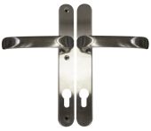 Süd-Metall Oval Rahmengarnitur 8/92 mm DR/DR Edelstahl-Look