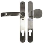 Süd-Metall Oval Rahmengarnitur 8/92 mm WE Edelstahl-Look