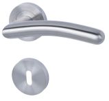 Süd-Metall Rosettengarnitur Sevilla ll-R Edelstahl matt mit HHF/FD Clips Rosette Ø 52 mm UK Metall