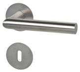 Süd-Metall Ronny II Edelstahl matt Plano Flat Rosette Dm = 55 mm