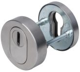 Süd-Metall Schutzrosette Edelstahl matt unsichtbar verschraubt