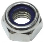 SWG Sechskantmutter selbstsichernd verzinkt