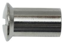 SWG Hülsenmutter Messing vernickelt