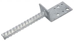 SWG Stützenschuh verzinkt L-Form 80x40x4,0 mm