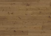 ter Hürne Naturholz Parkett Landhausdiele Premium E004K Eiche St. James impulsiv, gebürstet, Dunkelbraun geölt - 2390x200x14 mm