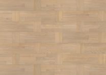 ter Hürne Naturholz Parkett Flechtmuster Contours Eiche Sandgrau Flechtmuster Contours P02 1663 ausgeglichen, gebürstet, farbig natürgeölt - 2390x200x13 mm