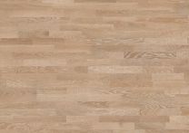 ter Hürne Naturholz Parkett Schiffsboden lackiert 3-Stab Satin Elements 1219 Eiche Grauweiß - 2390x200x13 mm