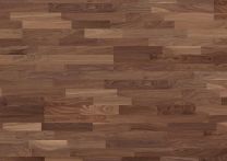 ter Hürne Naturholz Parkett Schiffsboden lackiert 3-Stab Satin Elements 256 Nussbaum - 2390x200x13 mm