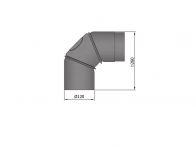 TermaTech 3-teiliger verstellbarer Bogen