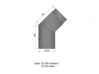 TermaTech Rauchrohrbogen mit Revisionstür