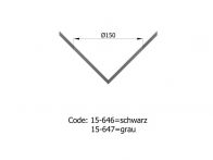 TermaTech Rosette Ø150 mm - Ecke