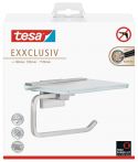 tesa Toilettenrollenhalter Exxclusiv tesa, mit Ablage, WD-ACC-K
