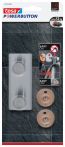 tesa Powerbutton® Doppelhaken Classic Tragkraft max. 12kg