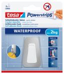 tesa Powerstrips wasserfest Haken L Metall/Plastik