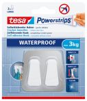 tesa Powerstrips wasserfest Duo Haken Metall/Plastik
