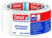 tesa® PVC Putzband Standard, Weiß - 33 m Rolle